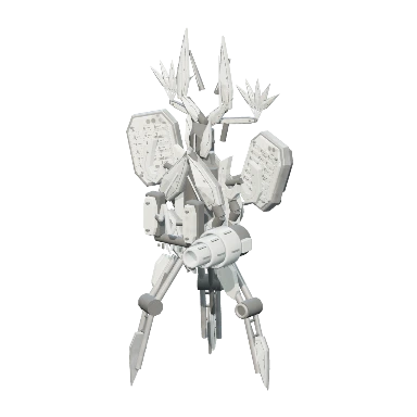 Signal form in porcelain white